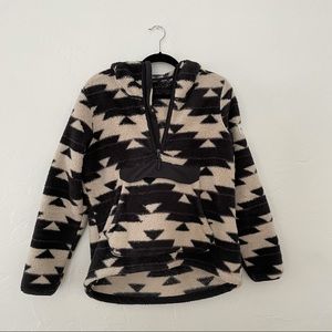 North Face Campshire Hoodie Patterned Large